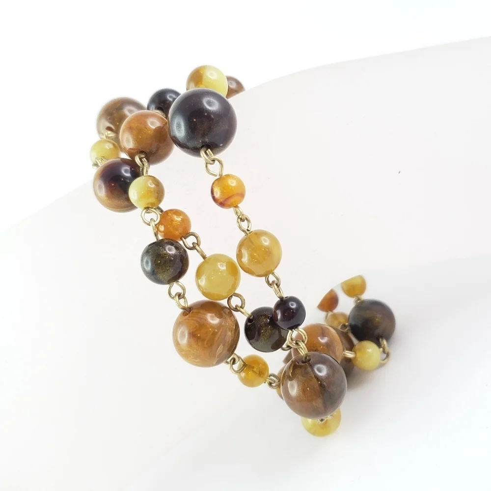 Dana Buchman Bracelet Brown Earth Tones
